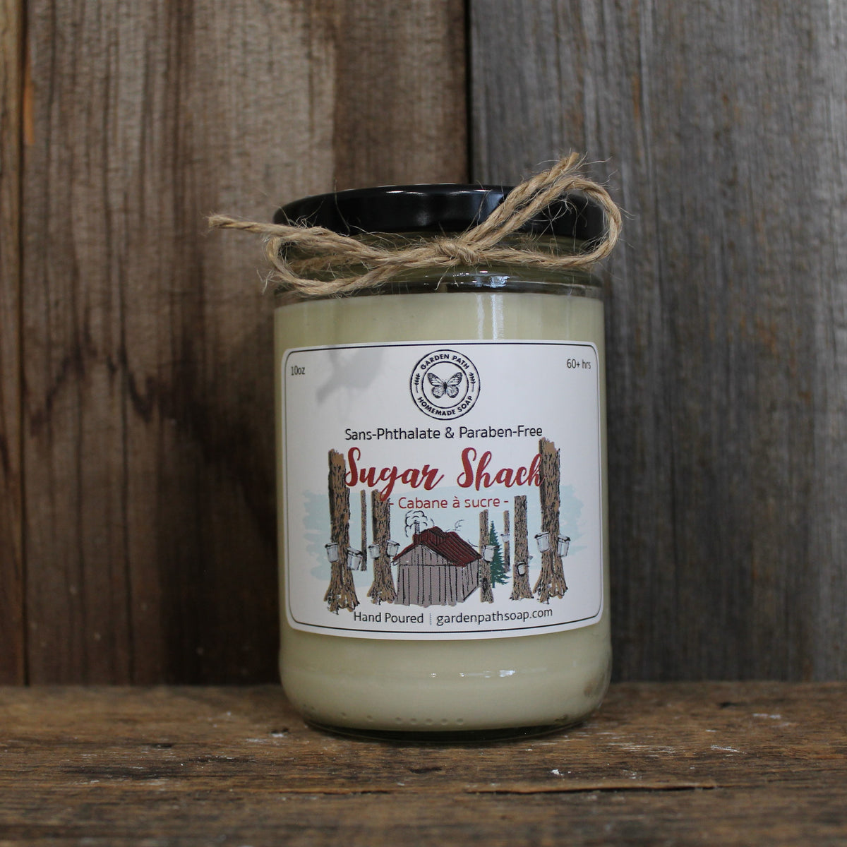 Large Sugar Shack Soy Wax Candles - Garden Path Homemade Soap